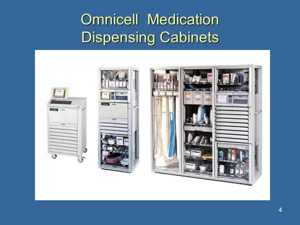 Omnicell Medication Dispensing Cabinets 