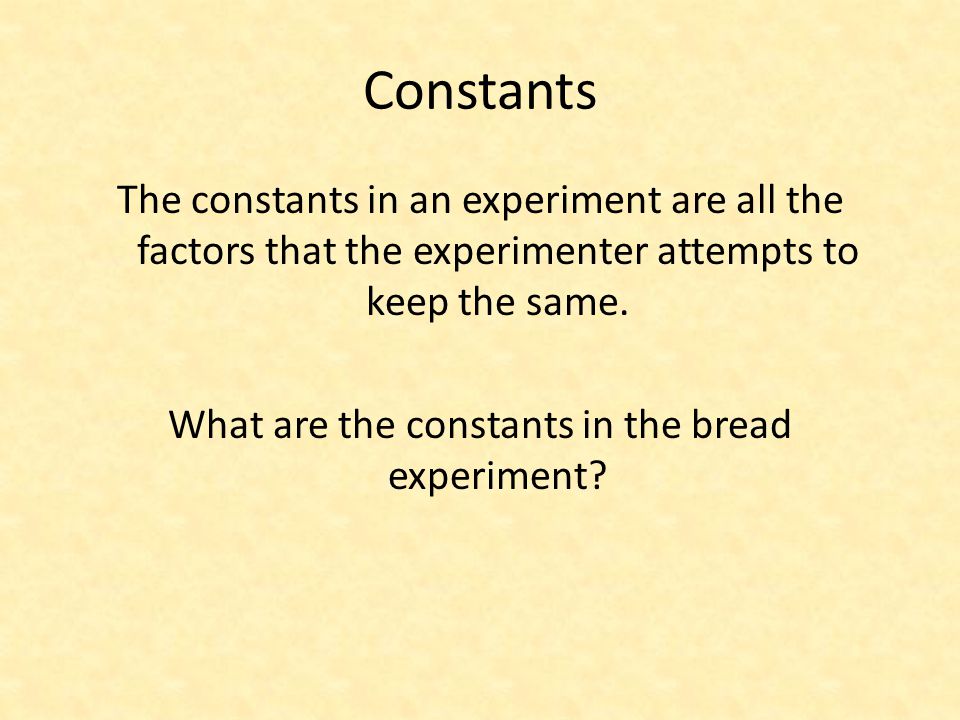 Constants