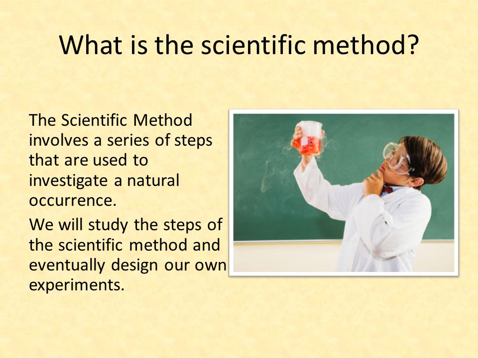What is the scientific method