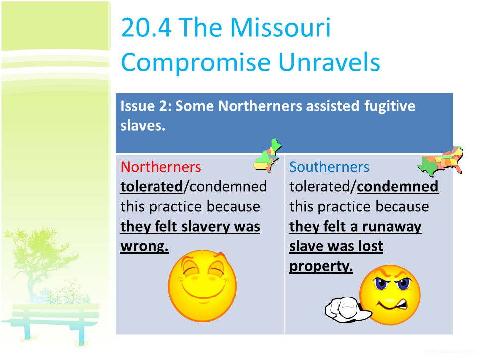 20.4 The Missouri Compromise Unravels