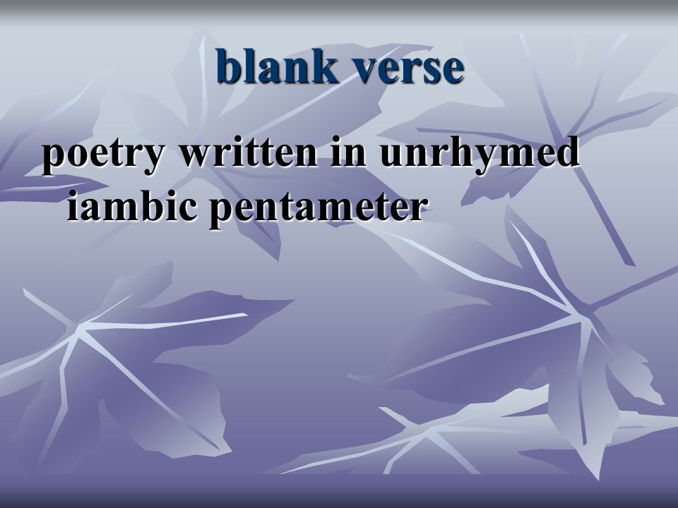 verse drama literary term