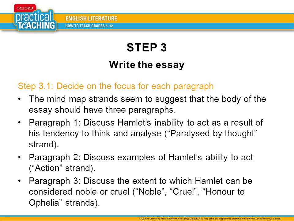 HOW TO WRITE A LITERATURE ESSAY The three-step process - ppt video online  download