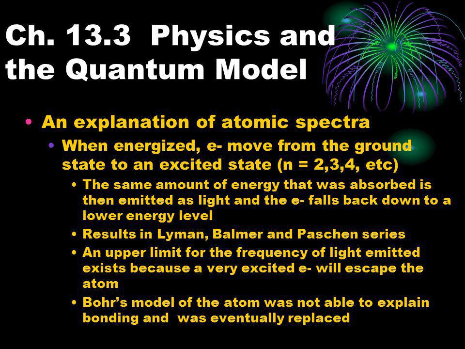 Ch Physics and the Quantum Model