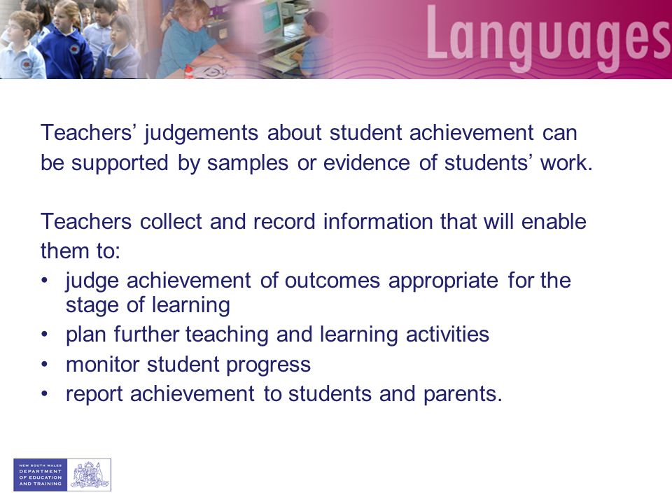 Teachers’ judgements about student achievement can