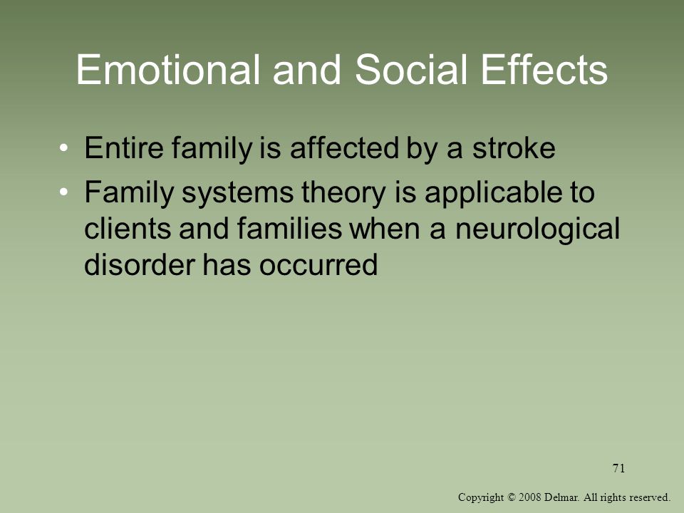 social effects of stroke