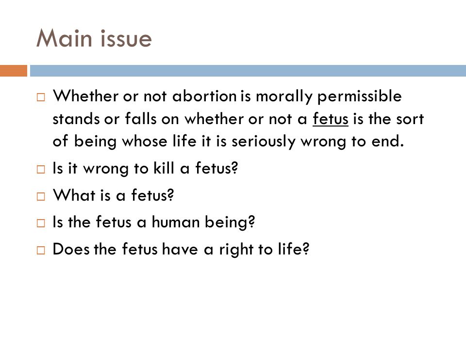 why abortion is immoral don marquis summary