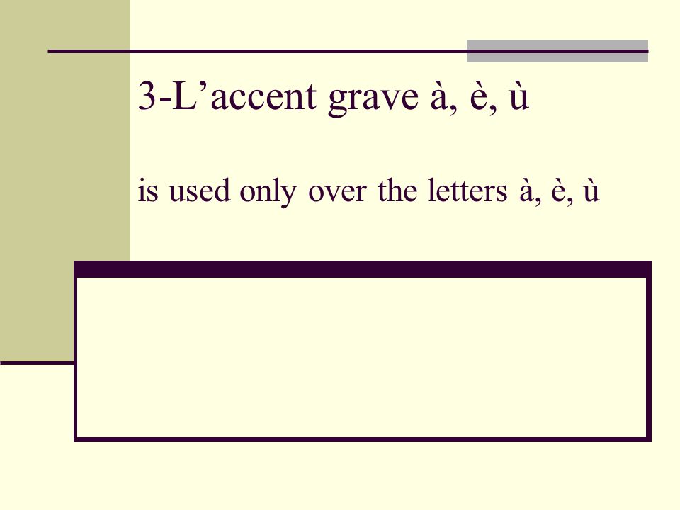 Les Accents There Are Five Marks That Occur With Letters In French All Are Important For Spelling Most Are Important For Pronunciation Ppt Video Online Download