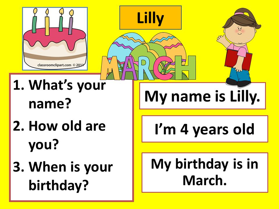 My name is Lilly. 