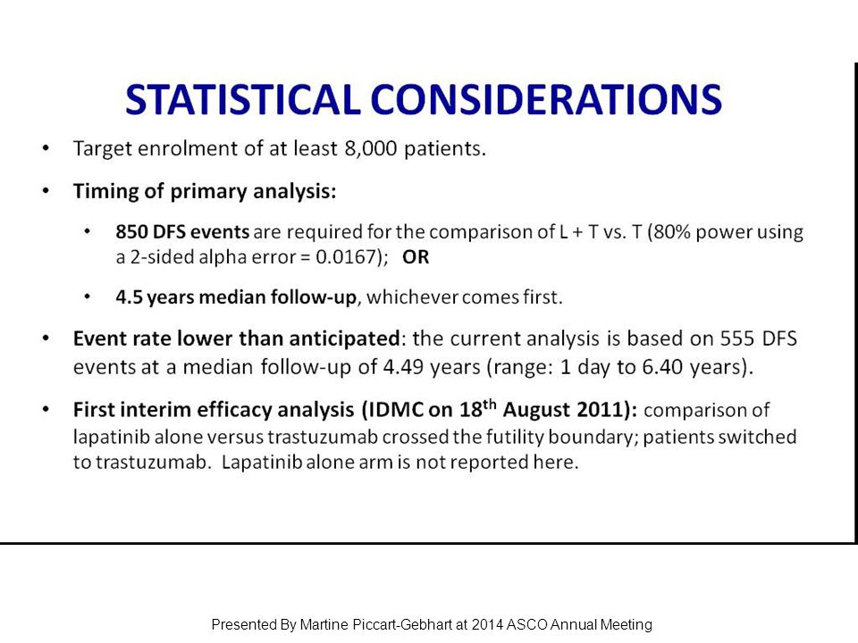 STAtiStical considerations