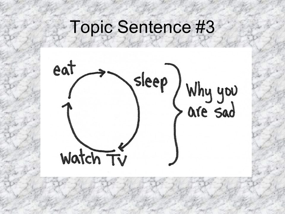 Topic Sentence #3