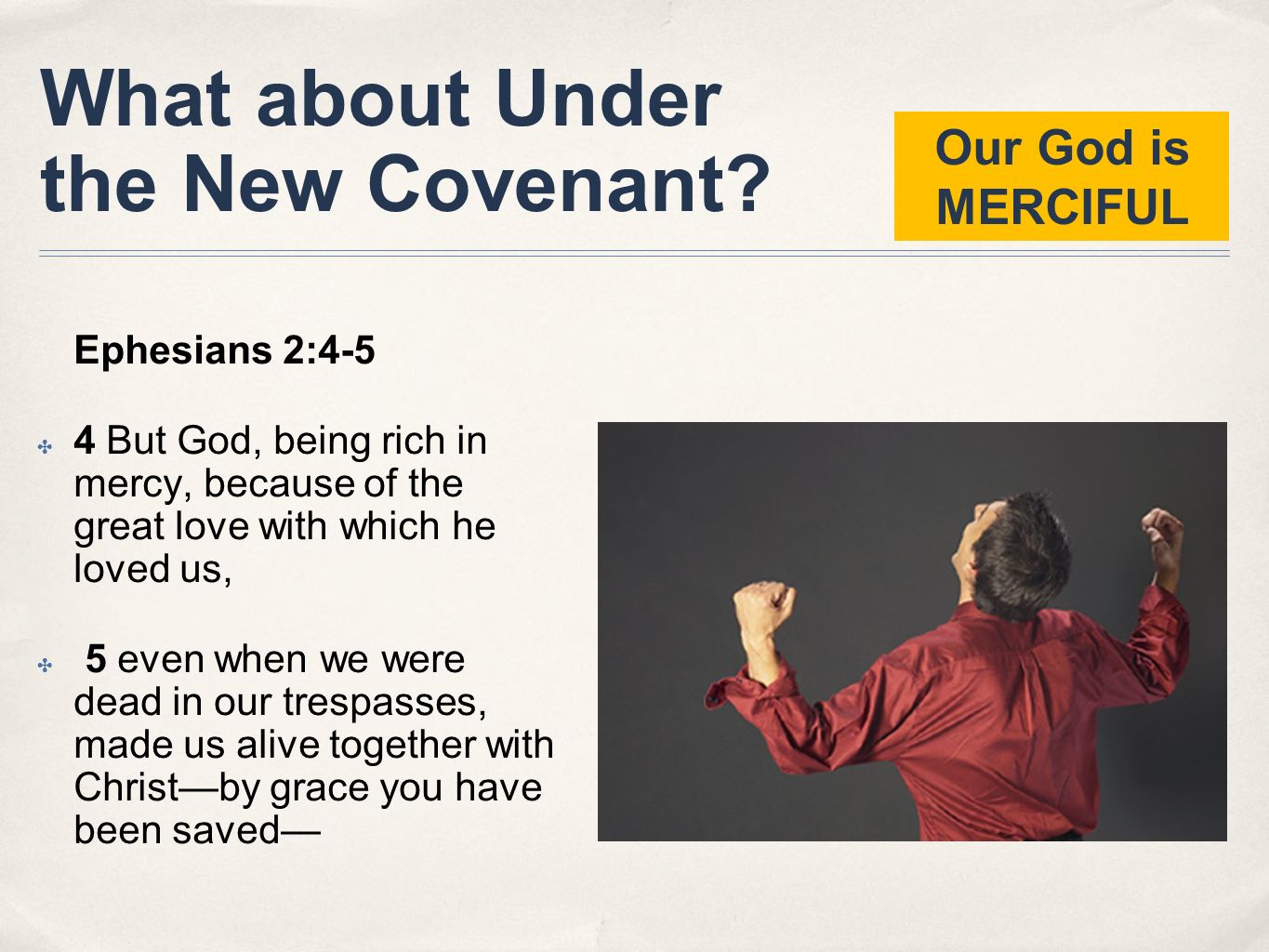What about Under the New Covenant