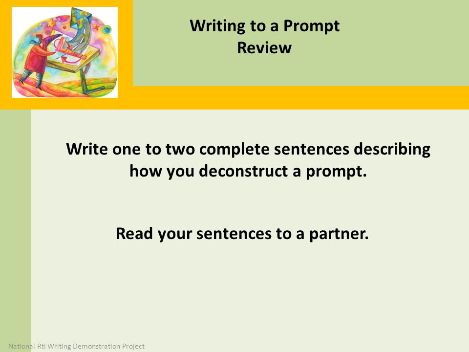 Write one to two complete sentences describing