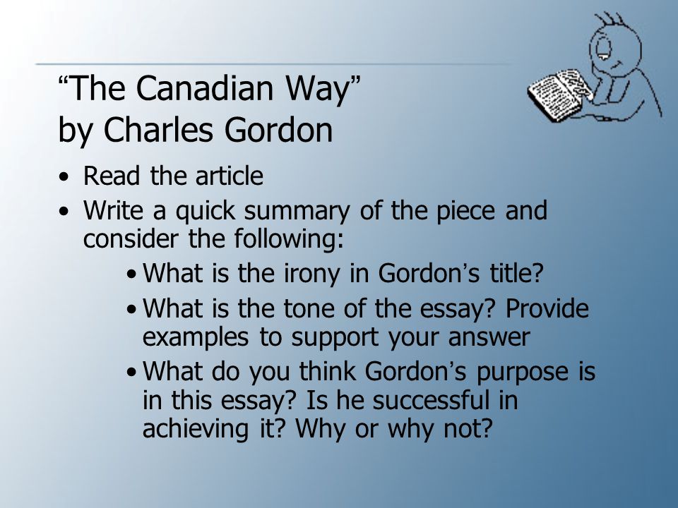 The Canadian Way by Charles Gordon
