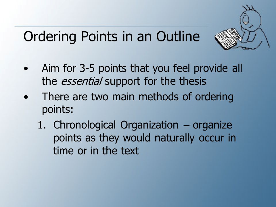 Ordering Points in an Outline