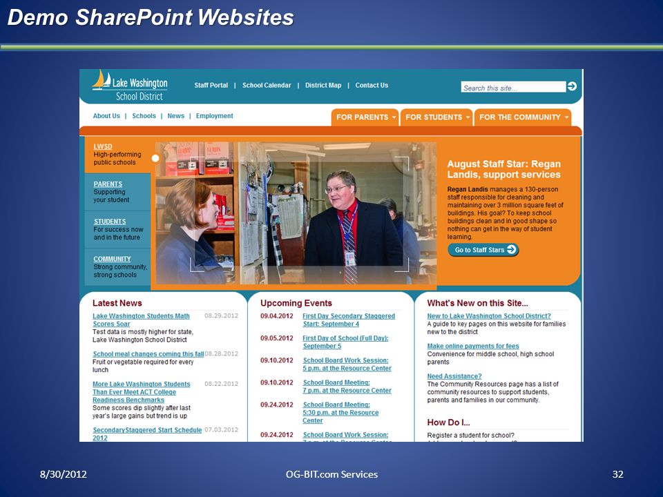 Demo SharePoint Websites