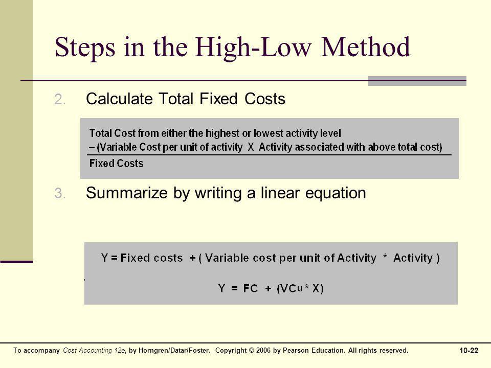 High-Low Method - Definition, Formula, Calculate