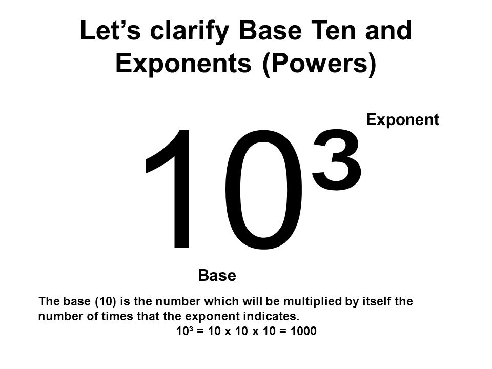 PPT - Potências de base 10 PowerPoint Presentation, free download - ID:5238370