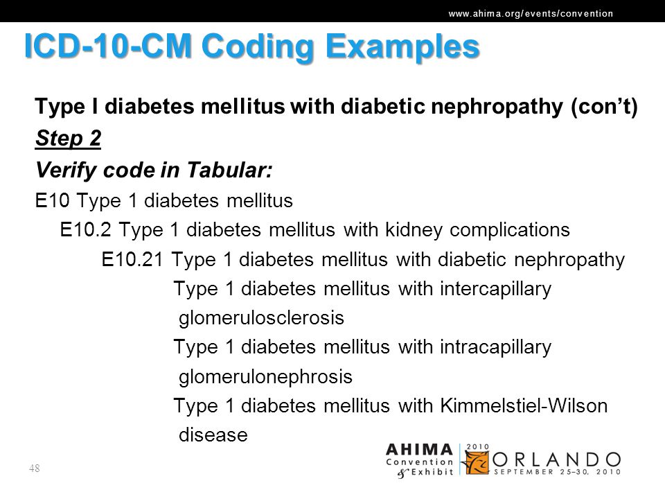 diabetes mellitus icd 10 code unspecified