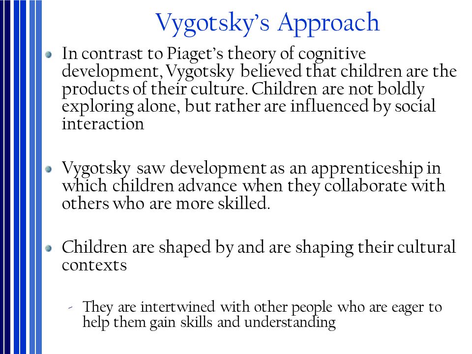 vygotsky theory of cognitive development