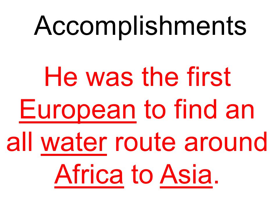 vasco da gama achievement vasco da gama achievement