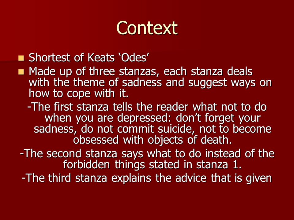 keats odes