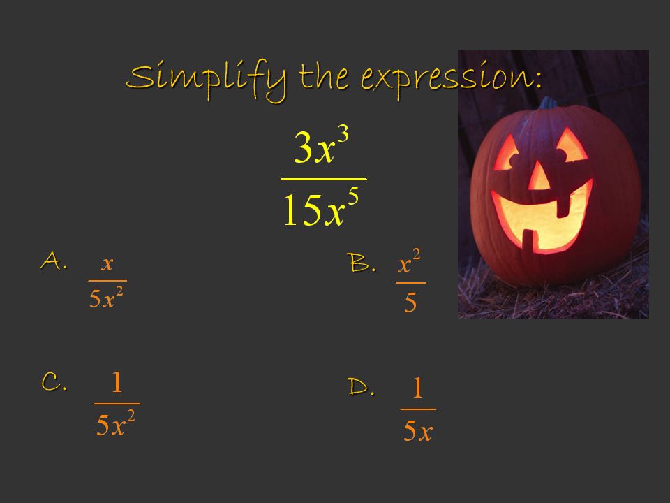 Simplify the expression: