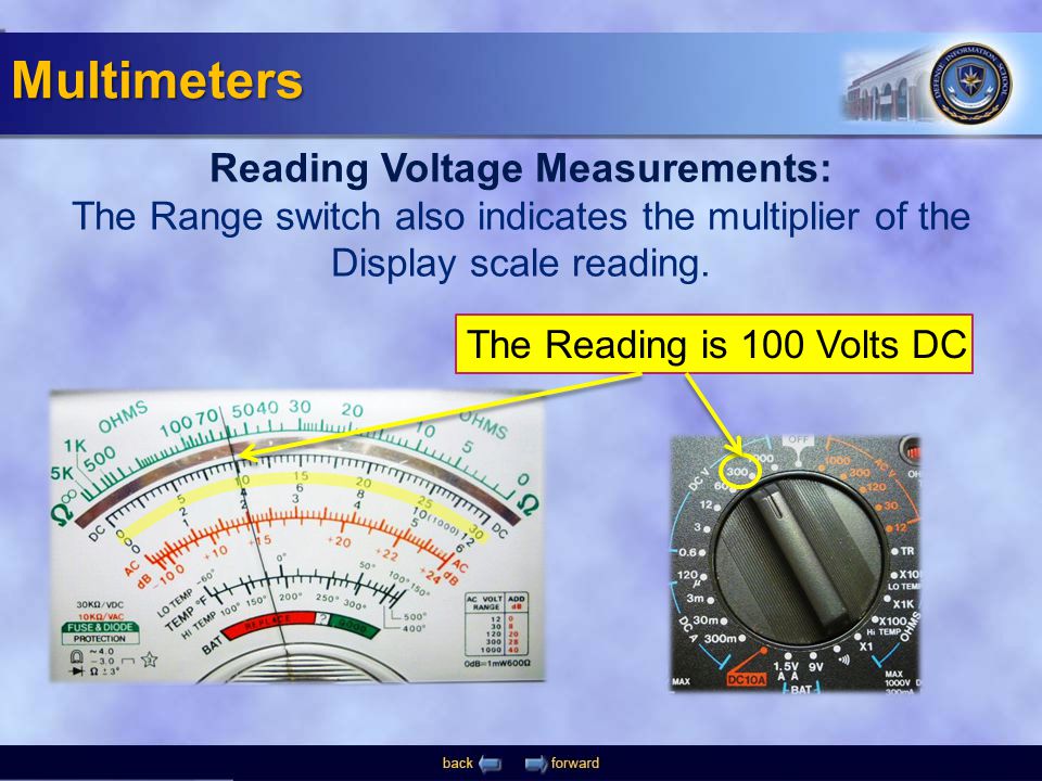 Reading Voltage Measurements: