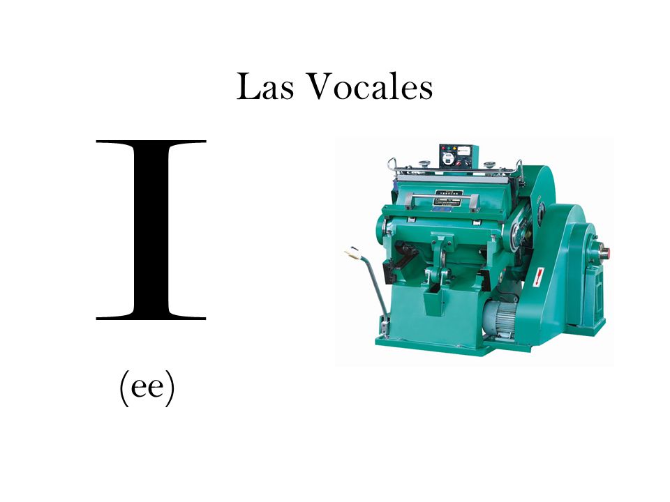 Las Vocales I (ee)