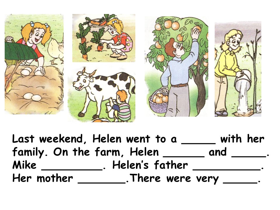 Last weekend, Helen went to a _____ with her family
