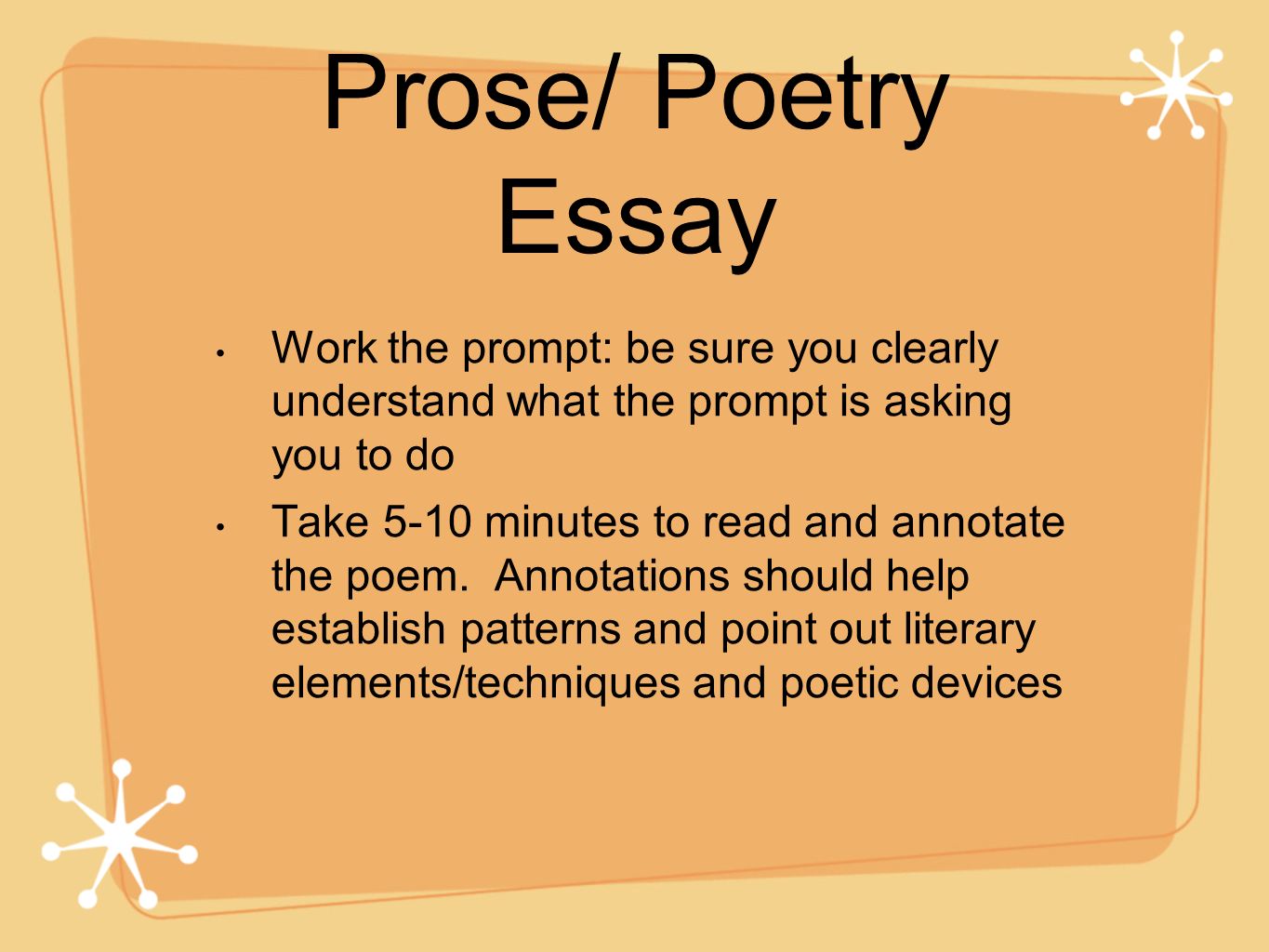 How to Approach AP Lit. Essays - ppt video online download