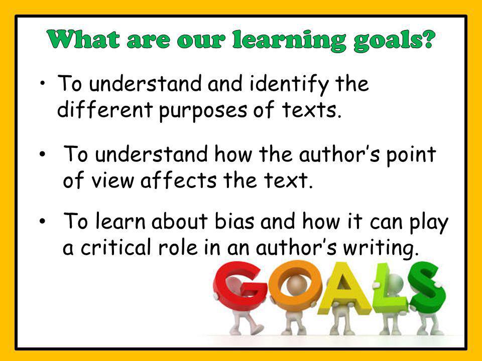 What are our learning goals