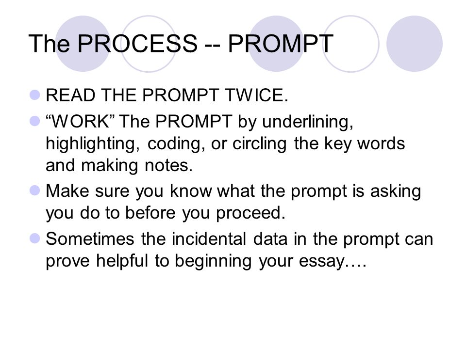 The PROCESS -- PROMPT READ THE PROMPT TWICE.