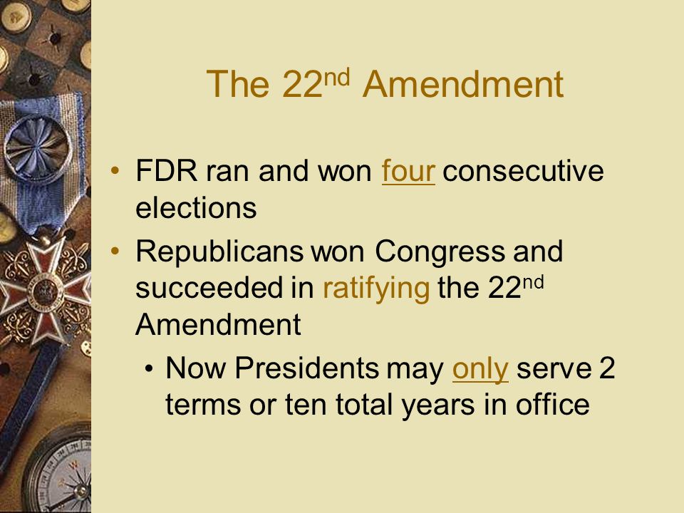 22nd Amendment Fdr