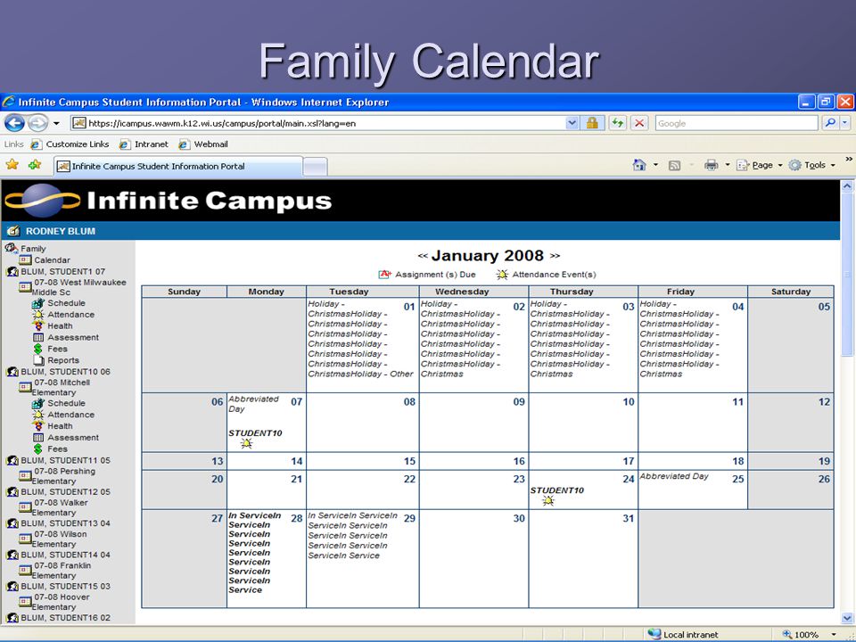 Family Calendar
