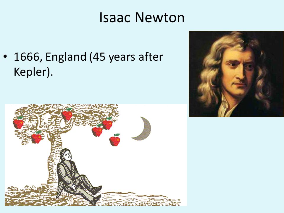 Isaac Newton. 