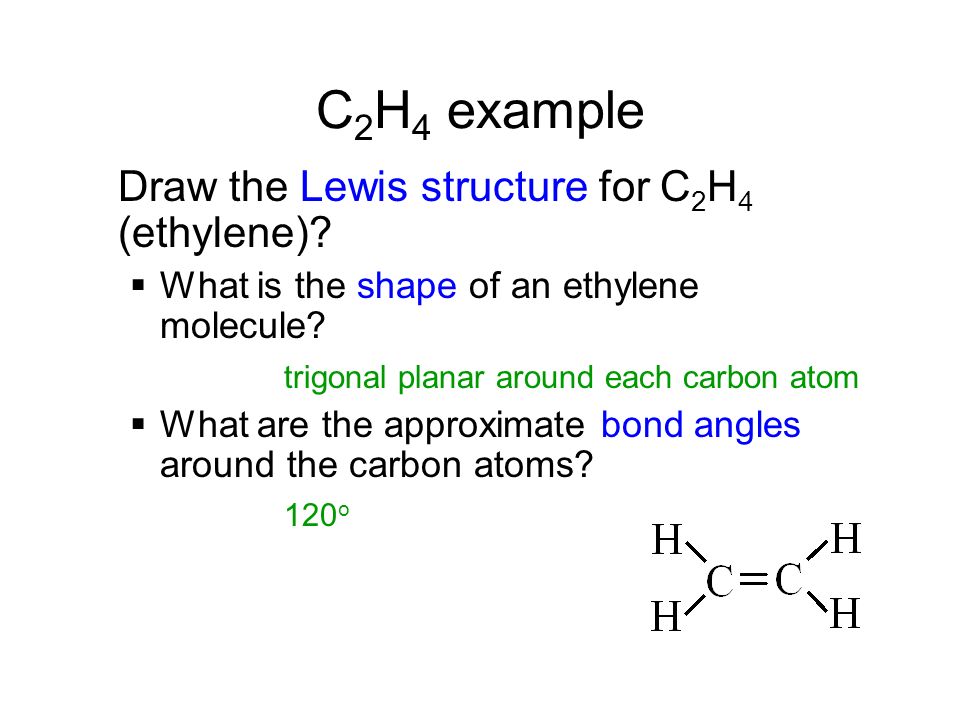 C2h4 Molecular Geometry