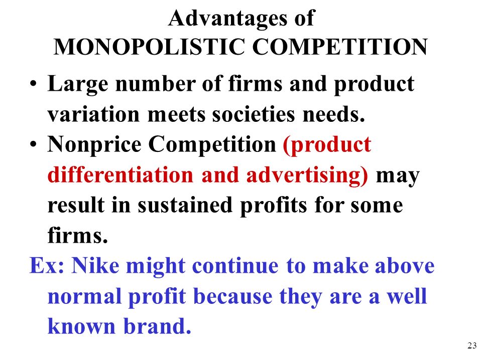nike monopolistic competition