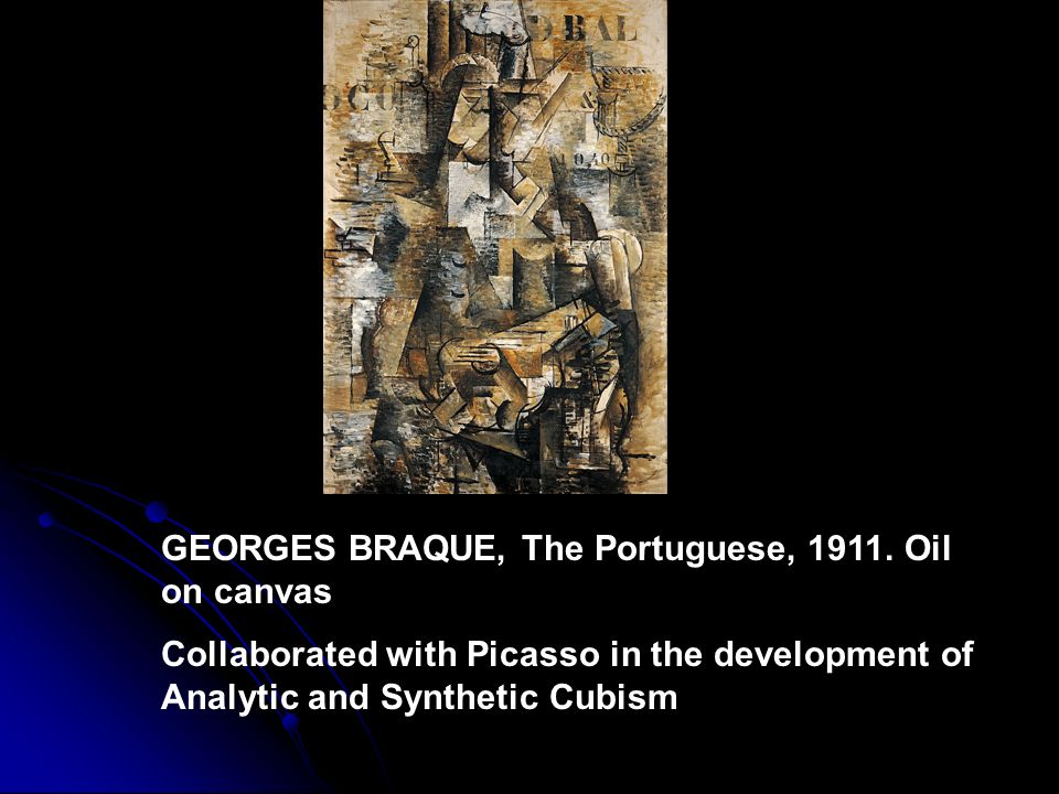 GEORGES BRAQUE, The Portuguese, Oil on canvas