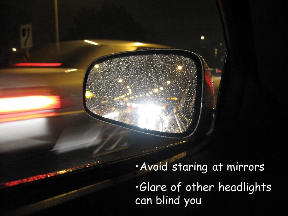 Avoid staring at mirrors