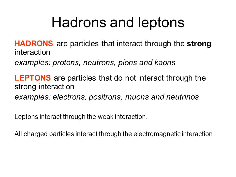 1.1b Particles & Radiation Quarks & Leptons - ppt video online download