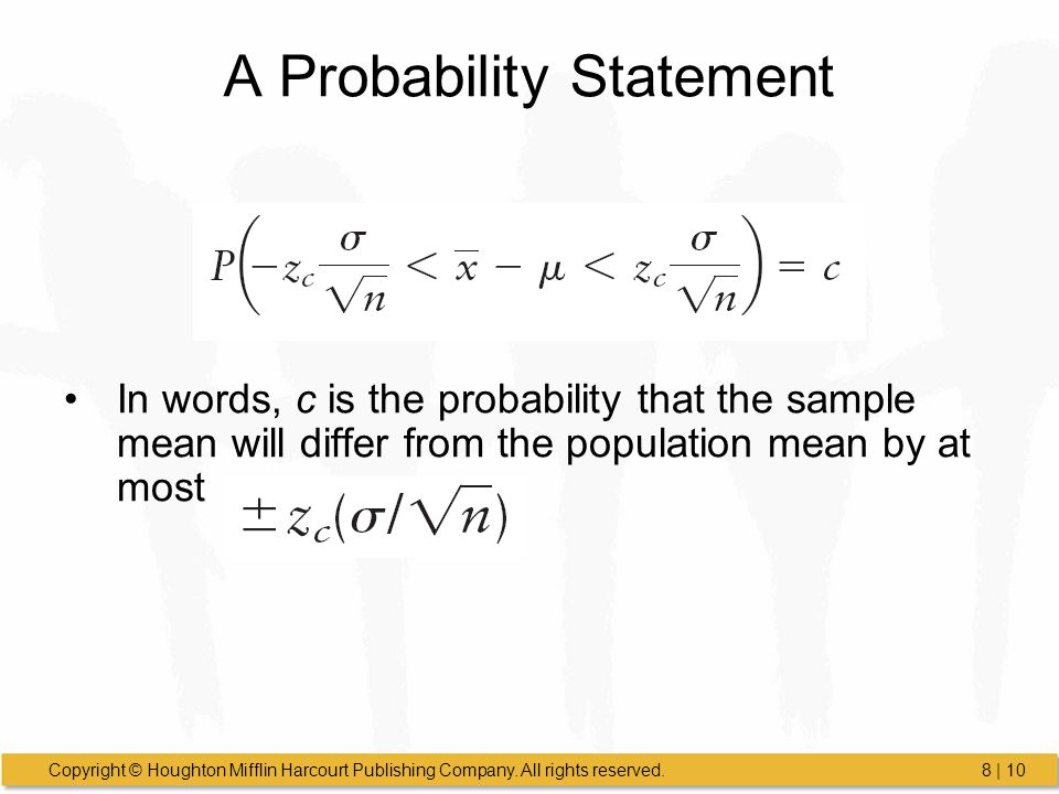 A Probability Statement