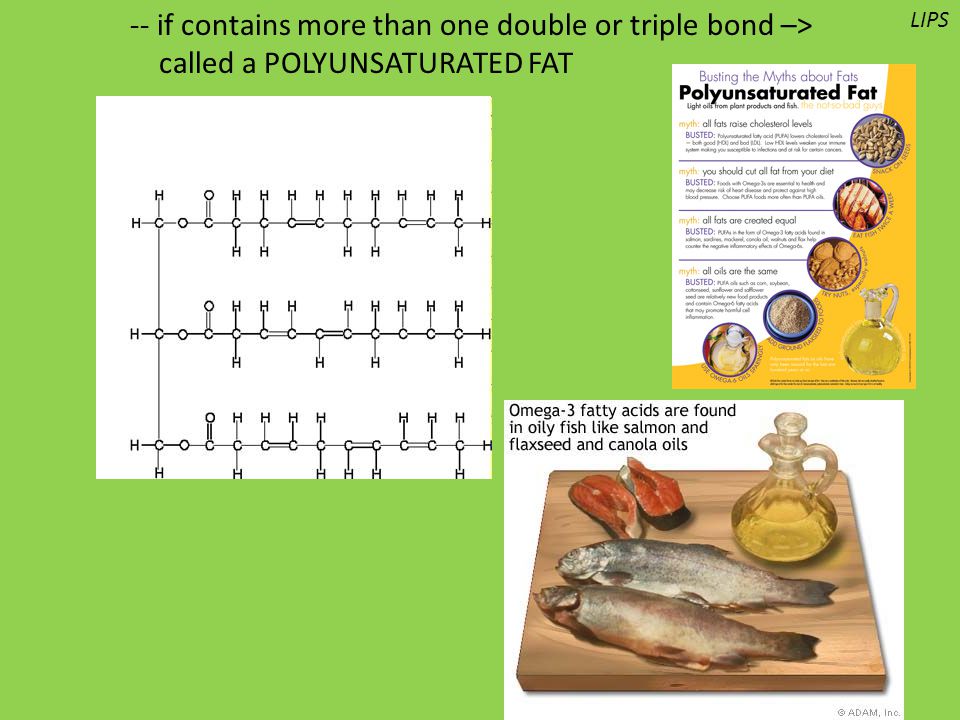 -- if contains more than one double or triple bond –>