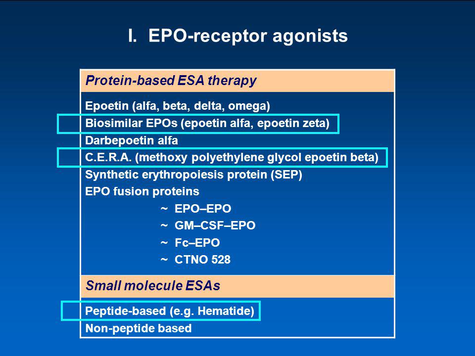 I. EPO-receptor agonists