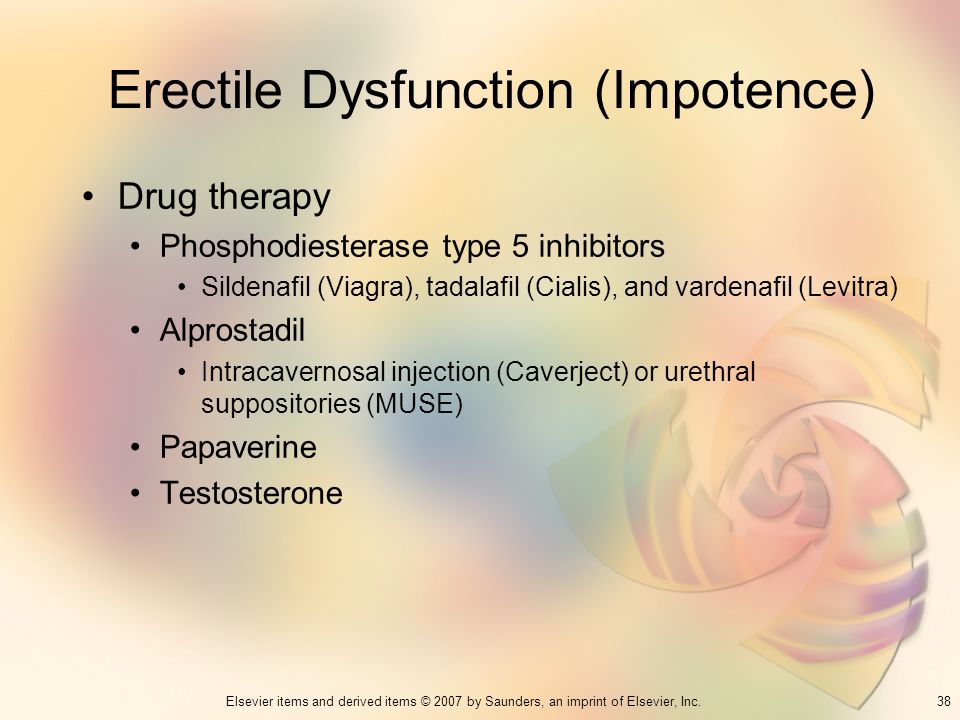 Erectile Dysfunction (Impotence) .
