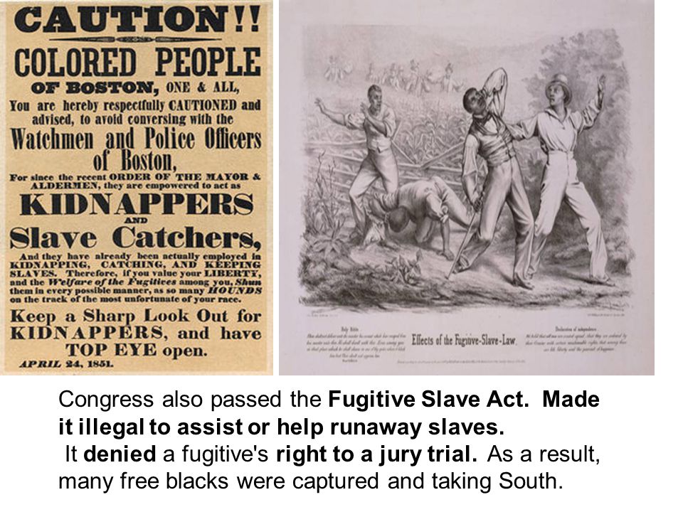 Act results. Fugitive slave Act. A Fugitive from the past.