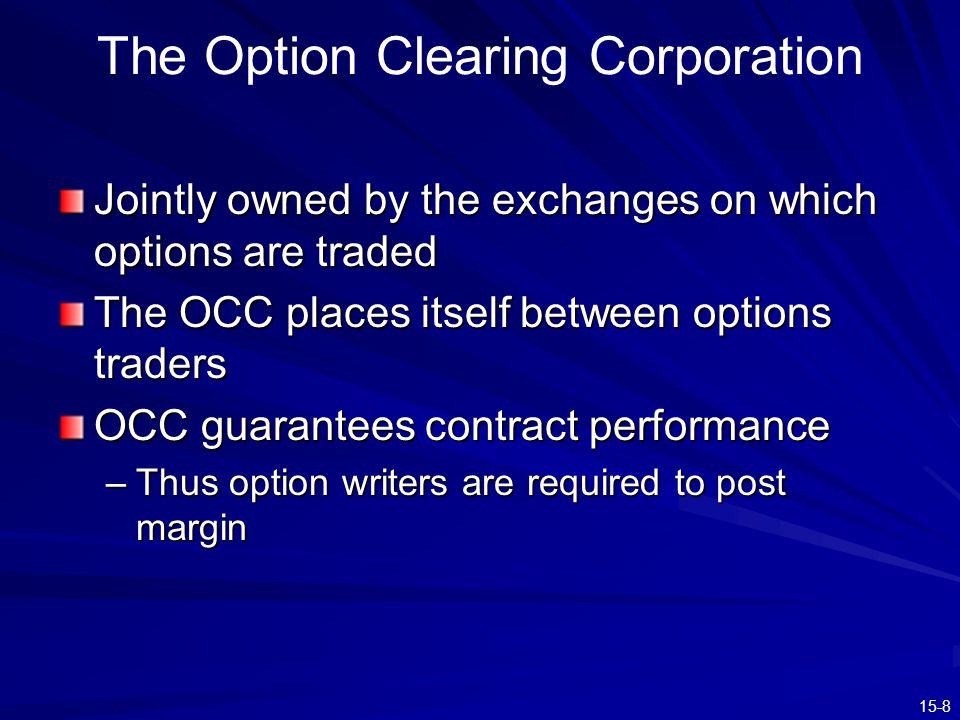 The Option Clearing Corporation