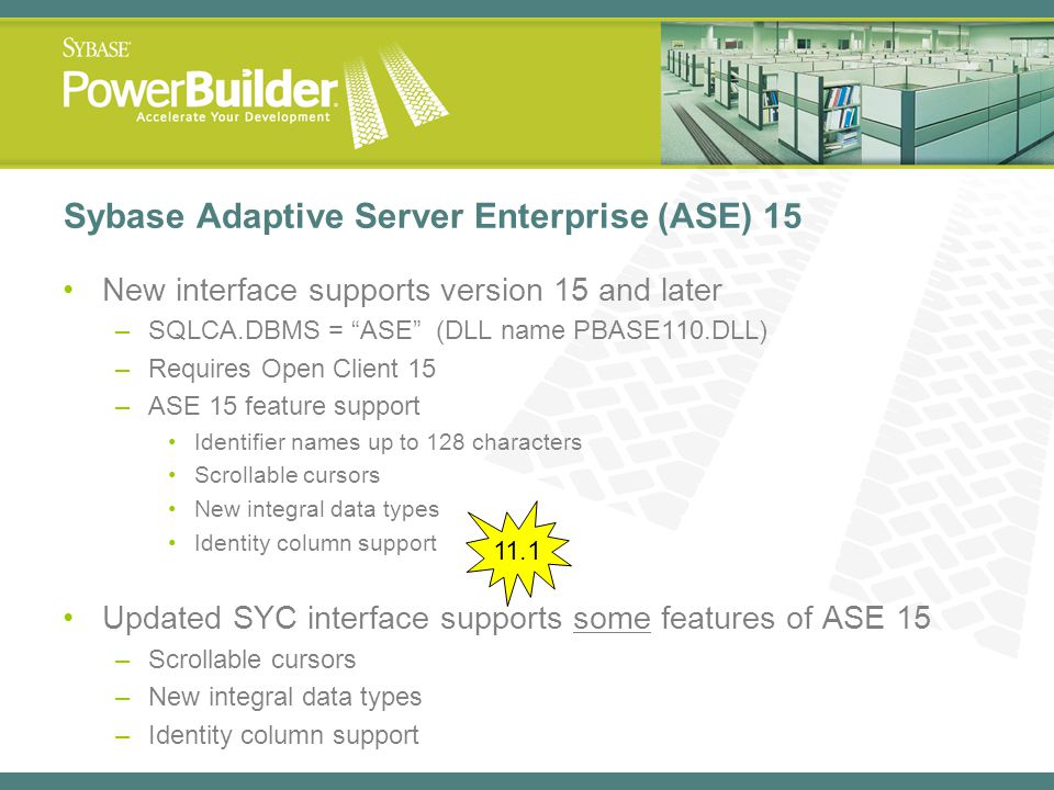 sybase sdk 15