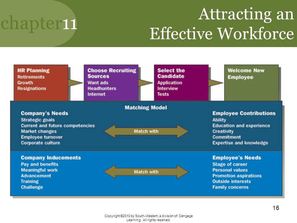 Attracting an Effective Workforce