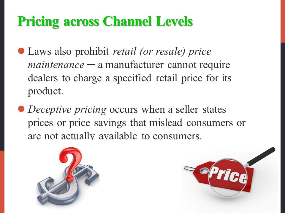 Pricing across Channel Levels