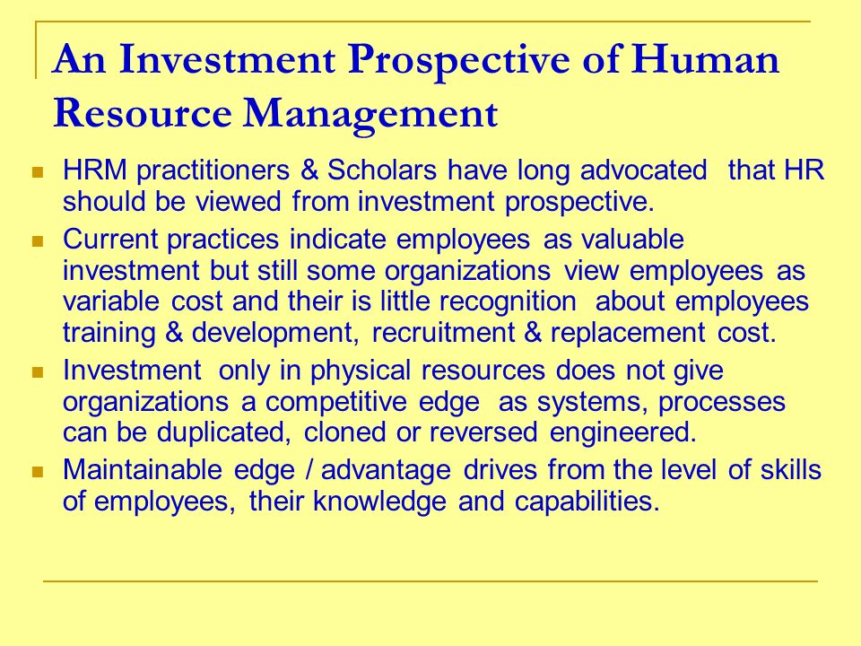 Strategic Human Resource Management - ppt download